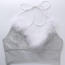 Load image into Gallery viewer, Fashion Casual traf Womens Glitter Strappy Tank Tops Wool Sequin - Sophornlilly