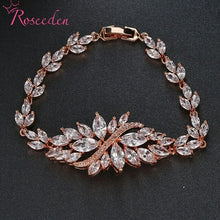 Load image into Gallery viewer, Fashion Charm AAA Cubic Zircon Leaf Bracelets For Woman Elegance - Sophornlilly