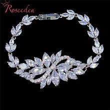 Load image into Gallery viewer, Fashion Charm AAA Cubic Zircon Leaf Bracelets For Woman Elegance - Sophornlilly