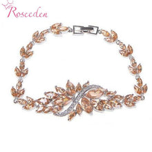 Load image into Gallery viewer, Fashion Charm AAA Cubic Zircon Leaf Bracelets For Woman Elegance - Sophornlilly