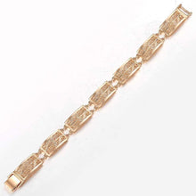 Load image into Gallery viewer, Fashion Cut Out Carved Flowers Bracelet for Women Gilrs 585 Rose Gold - Sophornlilly