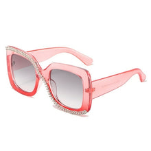 Load image into Gallery viewer, Fashion Diamond Designer Square Sunglasses