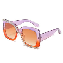 Load image into Gallery viewer, Fashion Diamond Designer Square Sunglasses