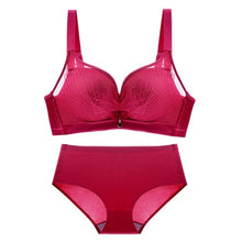 Load image into Gallery viewer, Fashion Embroidery Bras Underwear Women Set Plus Size Lingerie Sexy