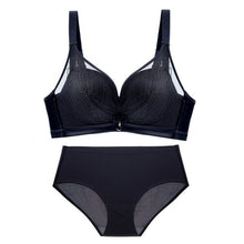 Load image into Gallery viewer, Fashion Embroidery Bras Underwear Women Set Plus Size Lingerie Sexy