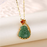 Fashion Exquisite Buddha Pendant Necklace