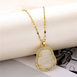 Fashion Exquisite Buddha Pendant Necklace