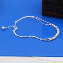 Load image into Gallery viewer, Fashion Girl Bell Anklets 100%  sterling silver women  Bracelet