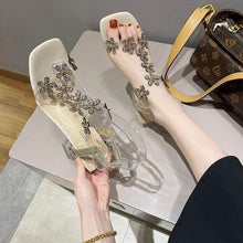 Load image into Gallery viewer, Fashion Gladiator Women Sandals Crystal Design Summer Shoes - Sophornlilly