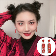 Load image into Gallery viewer, Fashion Good lucky for you congratulation dangle earrings Cute