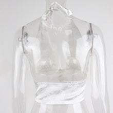 Load image into Gallery viewer, Fashion Jacquard Halter Sexy Tops Women Summer Streetwear Breasted