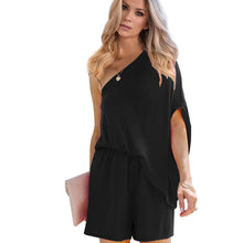 Load image into Gallery viewer, Fashion Jumpsuit Women Skew Collar High Waist Casual Women Playsuit - Sophornlilly