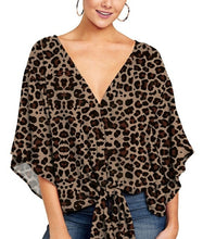 Load image into Gallery viewer, Fashion Knotted Blouse Shirt Women Spring Summer Tops