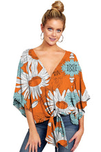 Load image into Gallery viewer, Fashion Knotted Blouse Shirt Women Spring Summer Tops
