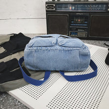 Load image into Gallery viewer, Fashion Ladies Denim Backpack Shoulder Bag Female Vintage Shoulder