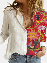 Load image into Gallery viewer, Fashion Loose Animal Cat Digital Print Women Shirt