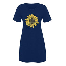 Load image into Gallery viewer, Fashion  Loose Casual Female Dress Summer Casual Short Sleeve O - Sophornlilly
