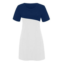 Load image into Gallery viewer, Fashion  Loose Casual Female Dress Summer Casual Short Sleeve O - Sophornlilly
