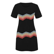 Load image into Gallery viewer, Fashion  Loose Casual Female Dress Summer Casual Short Sleeve O - Sophornlilly