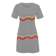 Load image into Gallery viewer, Fashion  Loose Casual Female Dress Summer Casual Short Sleeve O - Sophornlilly