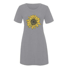 Load image into Gallery viewer, Fashion  Loose Casual Female Dress Summer Casual Short Sleeve O - Sophornlilly