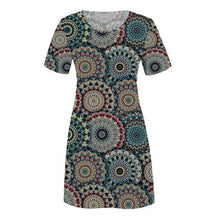 Load image into Gallery viewer, Fashion  Loose Casual Female Dress Summer Casual Short Sleeve O - Sophornlilly