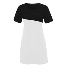 Load image into Gallery viewer, Fashion  Loose Casual Female Dress Summer Casual Short Sleeve O - Sophornlilly