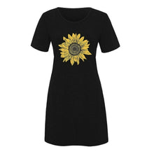 Load image into Gallery viewer, Fashion  Loose Casual Female Dress Summer Casual Short Sleeve O - Sophornlilly