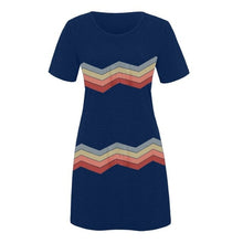 Load image into Gallery viewer, Fashion  Loose Casual Female Dress Summer Casual Short Sleeve O - Sophornlilly