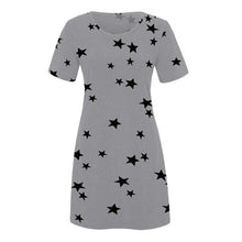 Load image into Gallery viewer, Fashion  Loose Casual Female Dress Summer Casual Short Sleeve O - Sophornlilly