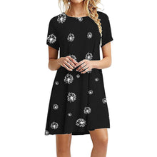 Load image into Gallery viewer, Fashion  Loose Casual Female Dress Summer Casual Short Sleeve O - Sophornlilly