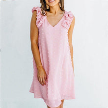 Load image into Gallery viewer, Fashion Loose Pullover A Line Mini Dress Ladies Summer New Solid - Sophornlilly