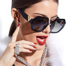 Load image into Gallery viewer, Fashion Luxury Square Designer Retro Sun Glasses