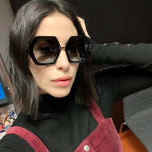Load image into Gallery viewer, Fashion Luxury Square Designer Retro Sun Glasses
