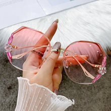 Load image into Gallery viewer, Fashion Luxury Sunglasses Bling Rhinestone Vintage Shades