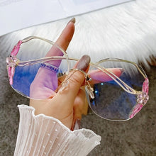 Load image into Gallery viewer, Fashion Luxury Sunglasses Bling Rhinestone Vintage Shades