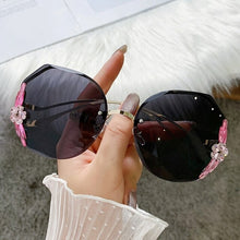Load image into Gallery viewer, Fashion Luxury Sunglasses Bling Rhinestone Vintage Shades
