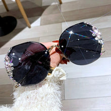Load image into Gallery viewer, Fashion Luxury Sunglasses Bling Rhinestone Vintage Shades