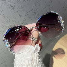 Load image into Gallery viewer, Fashion Luxury Sunglasses Bling Rhinestone Vintage Shades
