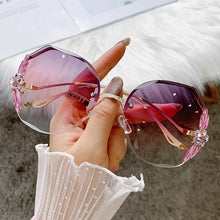 Load image into Gallery viewer, Fashion Luxury Sunglasses Bling Rhinestone Vintage Shades
