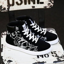 Load image into Gallery viewer, Men Casual Shoes High Top Sneakers