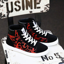 Load image into Gallery viewer, Men Casual Shoes High Top Sneakers