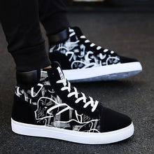 Load image into Gallery viewer, Men Casual Shoes High Top Sneakers