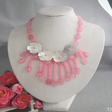 Load image into Gallery viewer, Fashion Necklace With Shell Flower Jewelry For Wedding 18"|Chain