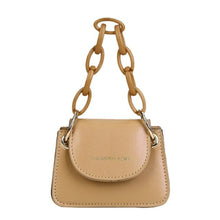 Load image into Gallery viewer, Fashion PU Leather Crossbody Bag Women Acrylic Chain Mini Small Tote