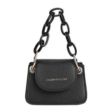 Load image into Gallery viewer, Fashion PU Leather Crossbody Bag Women Acrylic Chain Mini Small Tote