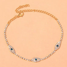 Load image into Gallery viewer, Fashion Rhinestone Blue Evil Eye Ankle Bracelet Femme for Women Ancle