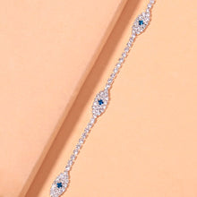 Load image into Gallery viewer, Fashion Rhinestone Blue Evil Eye Ankle Bracelet Femme for Women Ancle