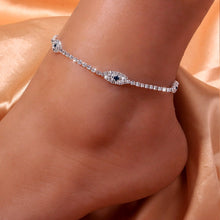 Load image into Gallery viewer, Fashion Rhinestone Blue Evil Eye Ankle Bracelet Femme for Women Ancle