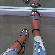 Load image into Gallery viewer, Fashion Rhinestone Sandals for Women Bling Diamond Ladies Slippers - Sophornlilly